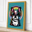 Cool Bulldog Modern - Wrapped Canvas-427531446-427531403