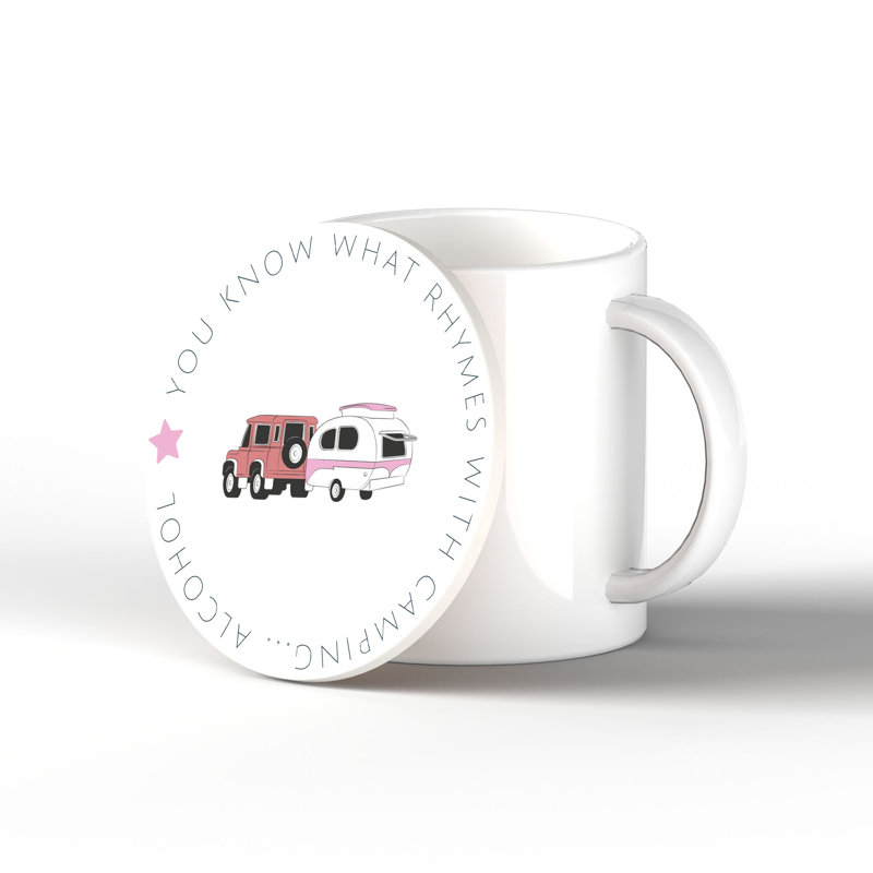 Camper Alcohol Coaster 100X100