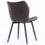 Chaise d'appoint rembourrée en similicuir avec structure en métal-13437992