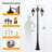 Dusk to Dawn 2-Head Outdoor Lamp Post Light