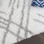 Tapis rayé ivoire / gris Arlie-409053041
