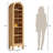 70.9"H X 13.78 "W  5-Tier Arched Bookcase, Narrow Open Display Bookshelf  For Bedroom, Livingroom, Home Office-146609432