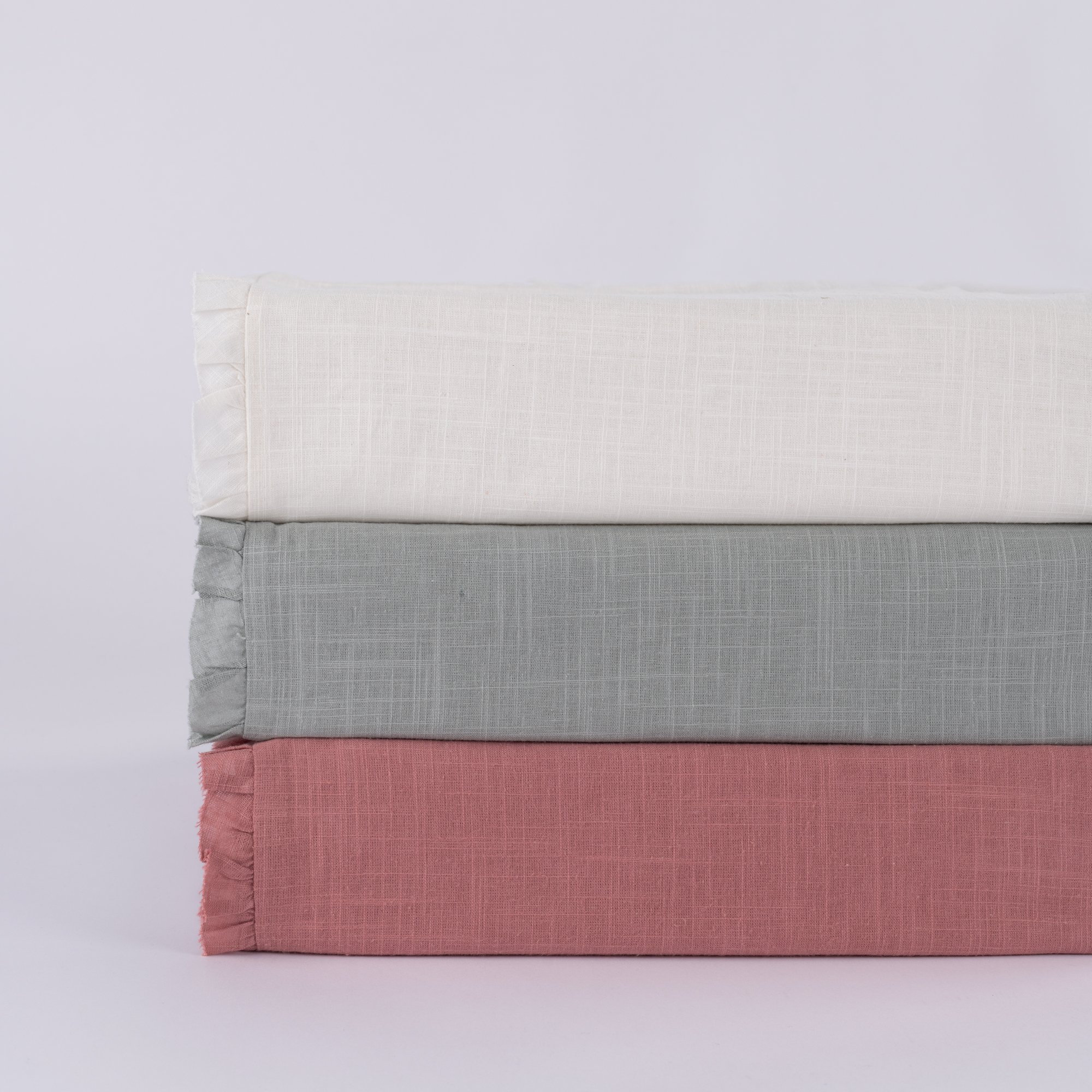 Danza Cotton Duvet Cover, Blush, California King