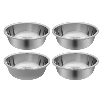 4 Pcs Stainless Steel Mixing Bowl