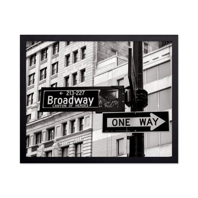 Plaque de rue Broadway