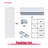 72"x80" White Prefinished 1-Lite Mirrored Closet Sliding Door with Hardware Kit No Assembly Required-113109708
