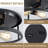 Industrial Matte Black Metal 2-light Flush Mount Ceiling Light