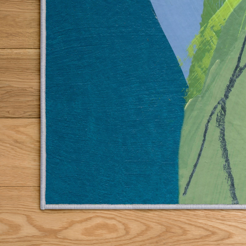 Dree Abstract Indoor Rug, Rectangle 5' x 7'6"