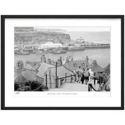 Whitby, The 199 Steps C1960 by Francis Frith - Single Picture Frame Print