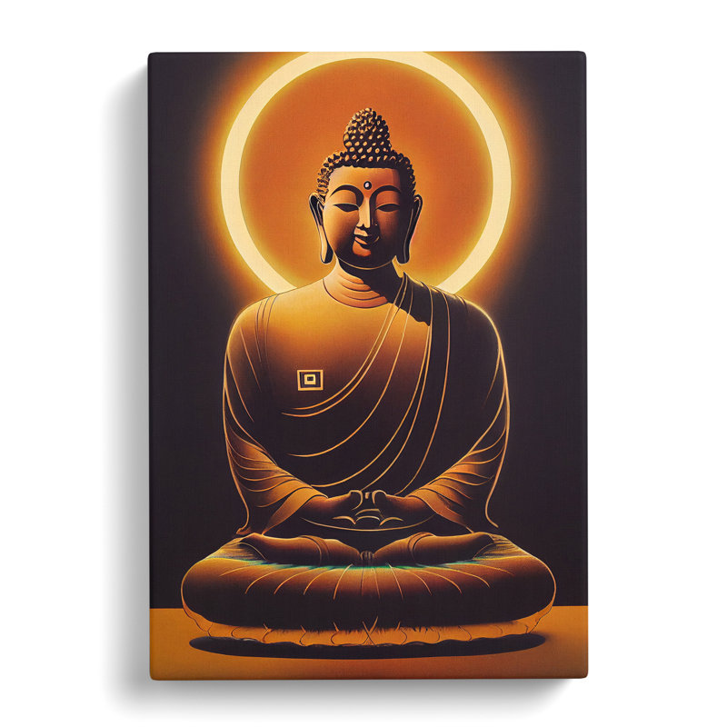 Honest Buddha - Wrapped Canvas, 60cm H x 40cm W x 3cm D