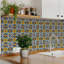 Carrelage mosaïque auto-adhésif en vinyle 7 po x 7 po (ensemble de 24)