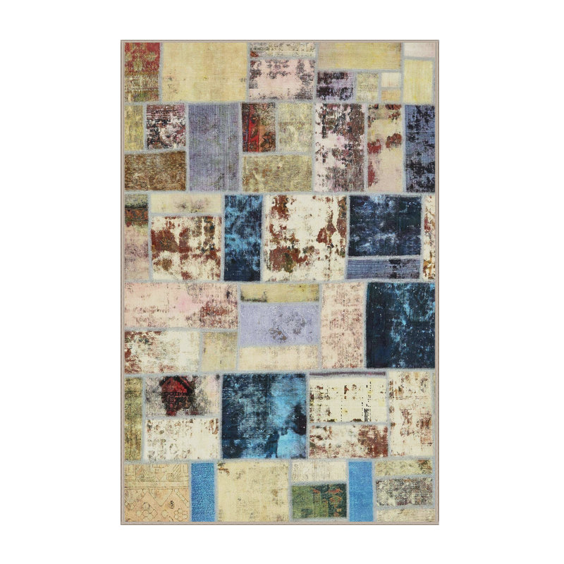 Abstract Indoor Rug, Rectangle 3' x 5'