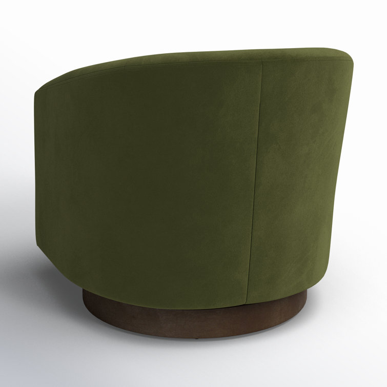 Bennett Upholstered Swivel Barrel Chair