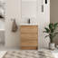 Ensemble de meuble-lavabo simple 24 po avec plateau en résine Bellmead