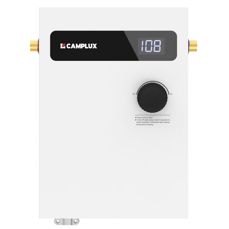 Chauffe-eau électrique sans réservoir Camkux 11kw 240 Volt, sur demande