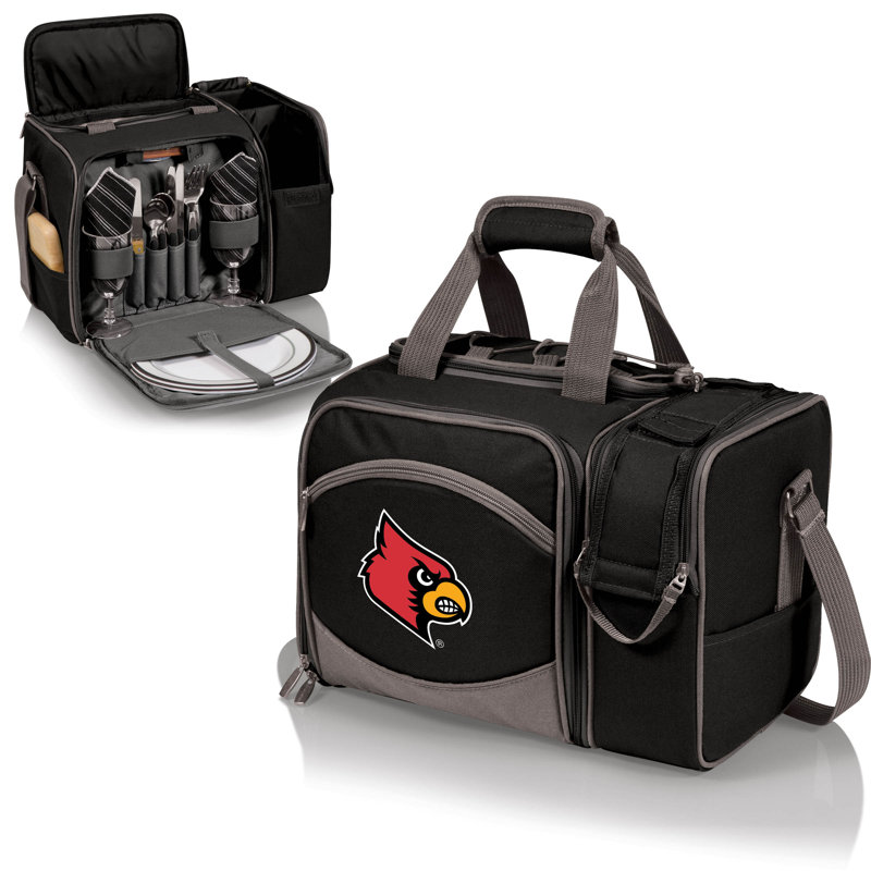 Refroidisseur à pique-nique isolé NCAA, Noir, Cardinals de l'Université de Louisville