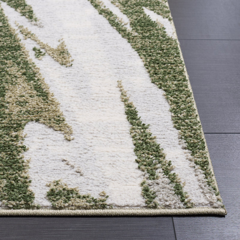 Wave Performance Abstract Indoor Rug, Runner 2'2" x 9'
