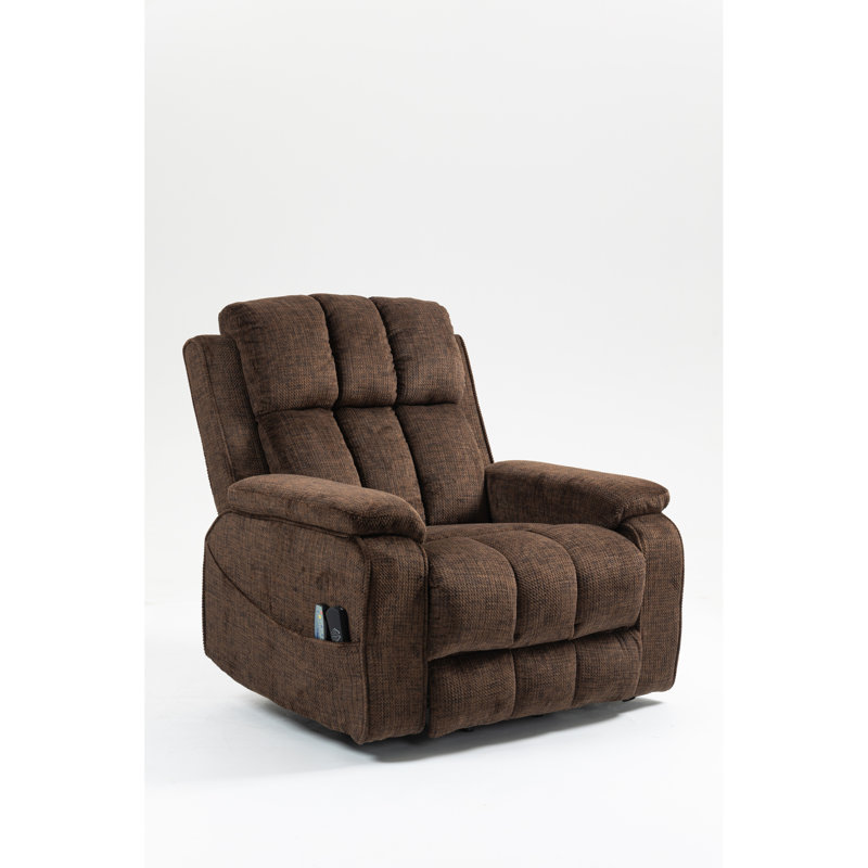Power Lift Heat Massage Recliners, Chenille Contemporary Chair For Home