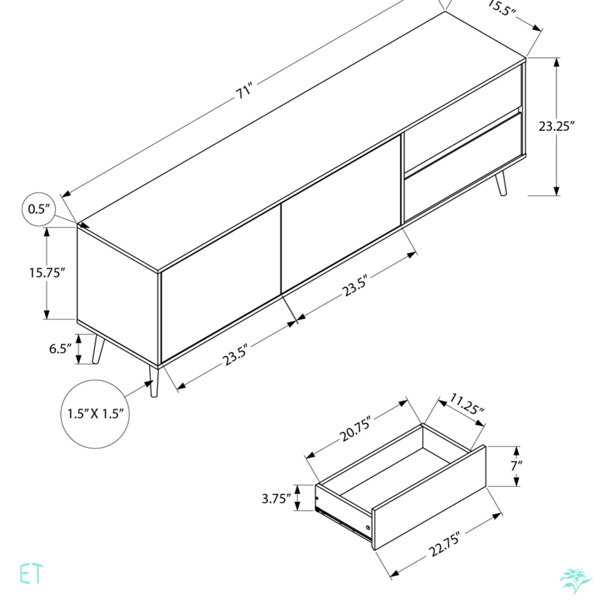 Dimensions du produit