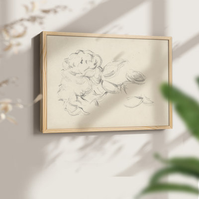 Vintage Sketch Work-XXXV -Framed Print - Restickable