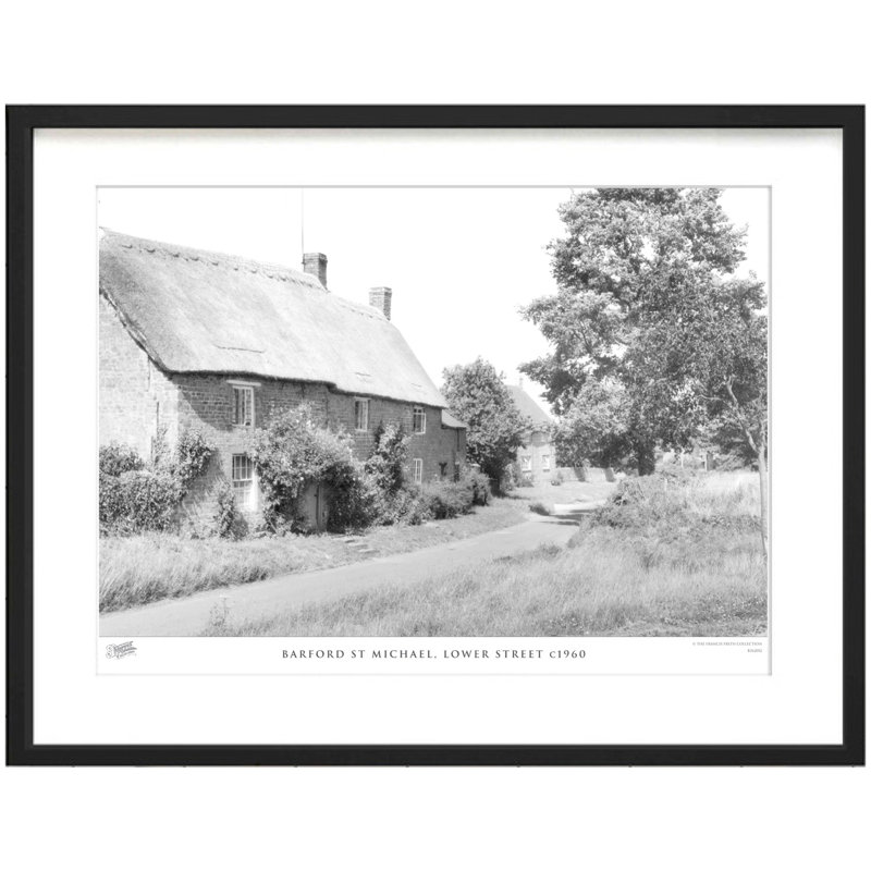 Barford St Michael, Lower Street C1960 by Francis Frith - Single Picture Frame Print, 28cm H x 36cm W x 2.3cm D
