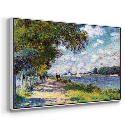 La seine à Argenteuil, 1875, reproduction d'art sur toile
