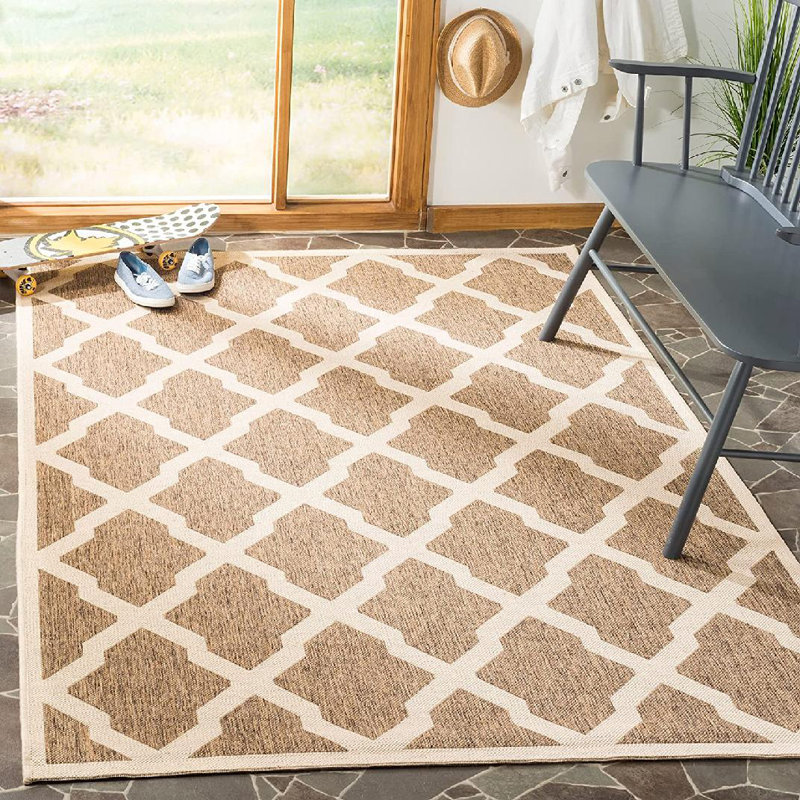 Ferrill Linden 100 Performance Geometric Rug, Rectangle 8' x 10'