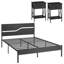 Iron Platform 3 Piece Bedroom Set-72444568