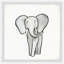 «B éléphant ambulant», reproduction encadrée-1646374282