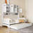 Wooden Daybed With Trundle, And All-In-One Cabinet And Shelf-1320620532-1320620533