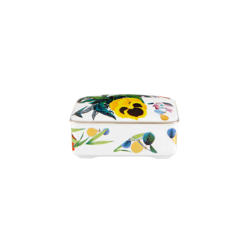 Primavera Porcelain China Decorative Box