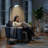 Lavish Home Adjustable LED Floor Lamp with Bendable Neck - Full Spectrum Natural Sunlight LED Lamp for Bedroom and Living Room - Reading, Craft, and Esthetician Light