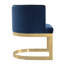 Chaise en velours Aura-142436508