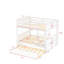 Gusella Kids Full Over Full Bunk Bed with Trundle-1986483525