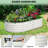 2-Pack 6*3*2FT Steel Raised Garden Bed Beige– 0.5mm Metal Planter Box with Open Bottom for Drainage, Safe Rolled Edge, Large Capacity Outdoor Flower Pot for Vegetables, Herbs, Ornamental Plants-740537576-740537581