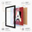 Letter A Deconstructed Geometric - Framed Print-1815628390-1815628389