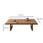 Table basse de 47 po en bois, table basse rectangulaire-30386620-23064476