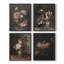 «Vintage Floral Print», impression encadrée, ensemble de 4-2020722995-2020723006