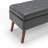 43.3“W End Bed Storage Bench Living Room Bench With Wood Legs-115918755-115918753