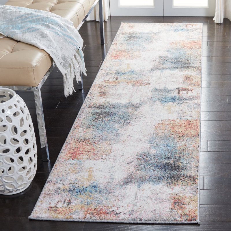 Phoenix Performance Abstract Rug, Runner 2'2" x 8'