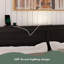 Cadre de lit double avec tête de lit tapissier et plateforme en bois, tête de lit avec station de charge et DEL, cadre de lit avec lit pour animal de compagnie, pas de bruit, pas de sommier nécessaire, assemblage facile-117530336