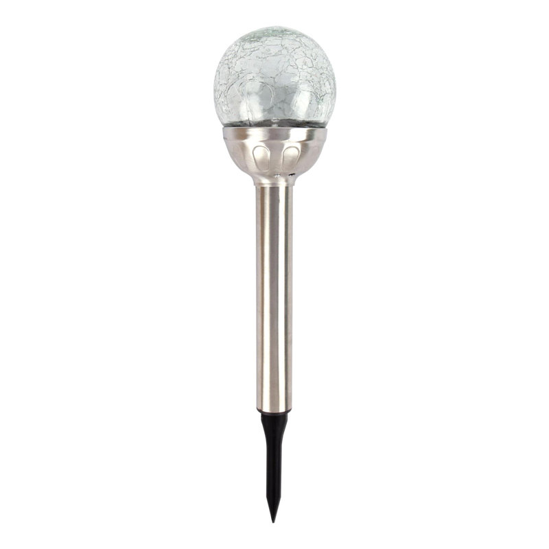 Solar Powered Metal Pathway Light