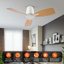 Ventilateur de plafond encastré avec lumière DEL 42 po Emidia pour pièces moyennes blanc-1469245680-1473649531