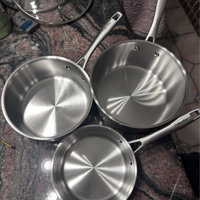 Mueller MC-17SS Pots Pans Set 17 Ultra Clad Pro Stainless Steel Cookware