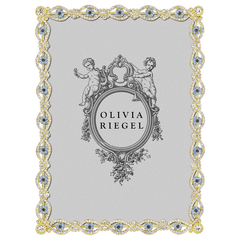Evil Eye Metal Picture Frame, Gold