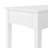 Shaker Cottage 40 in. W Laptop Desk with Pull-Out Drawer, Keyboard/Mouse Console Shelf for Home Office; Overall 48 in. W x 23 in. D x 30 in. H, Clearance 23 in. H (White)-1284504552