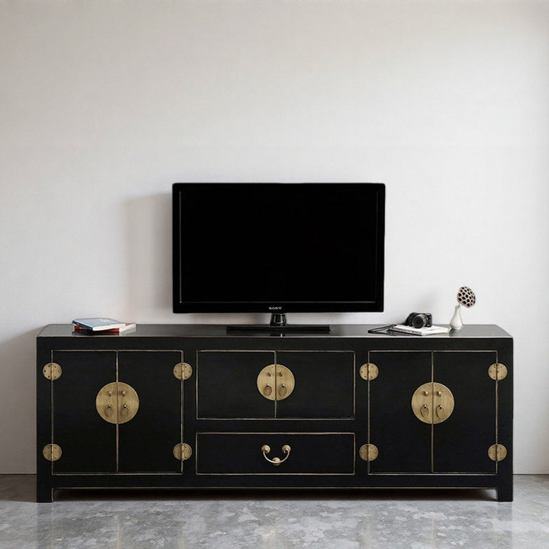 Creative Black TV Stand