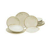 NATURE COLLECTION 12 Piece Dinnerware Set - Service for 4