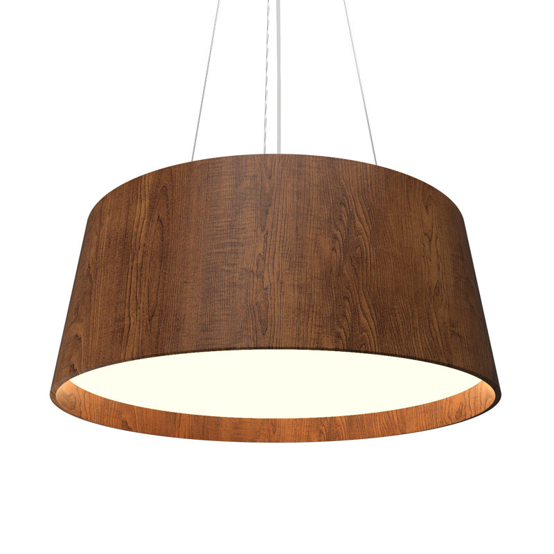 1 - Light LED Pendant, Imbuia