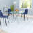 Karista Round Glass Top Dining Table